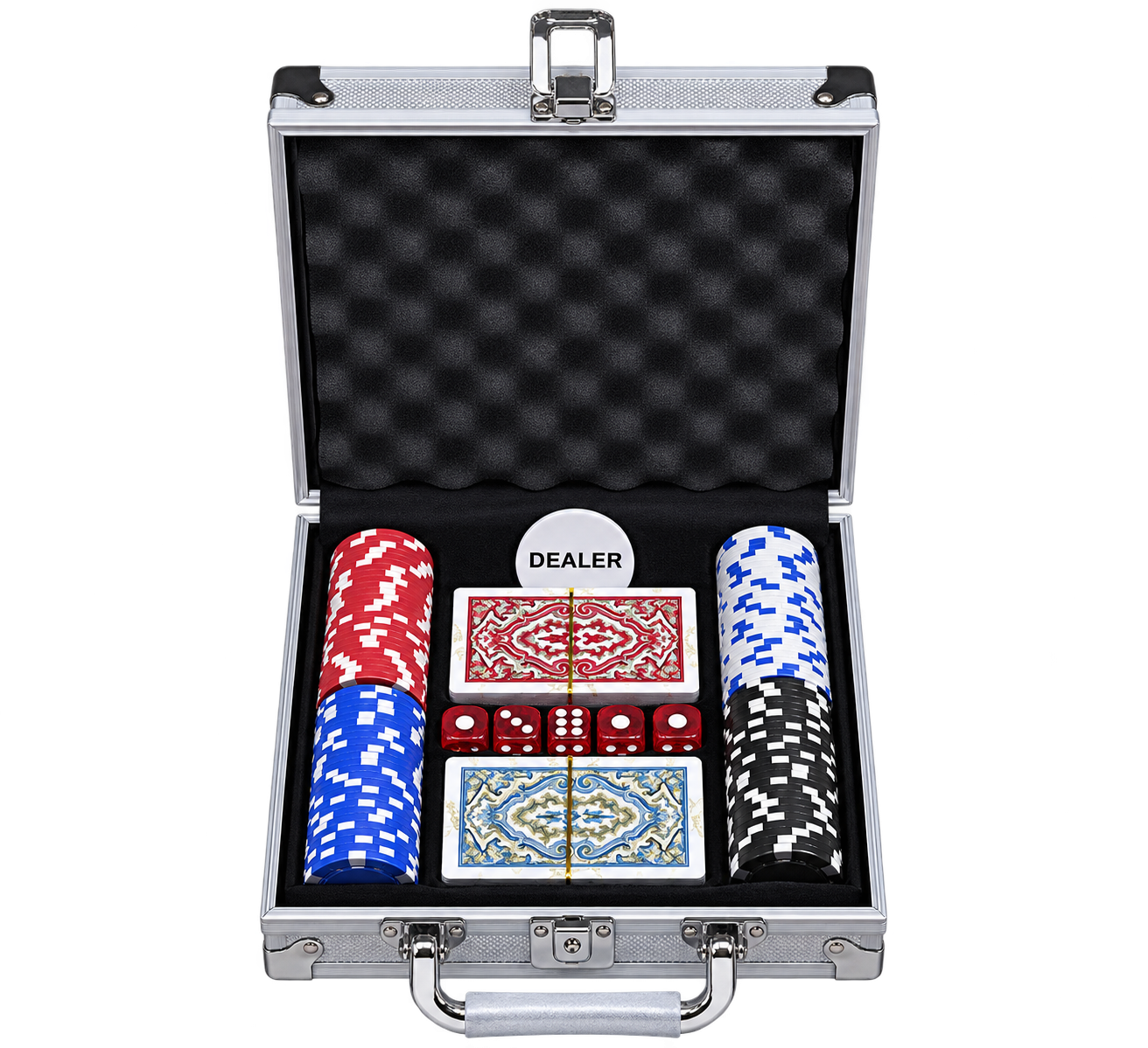 100’lük çantalı poker seti